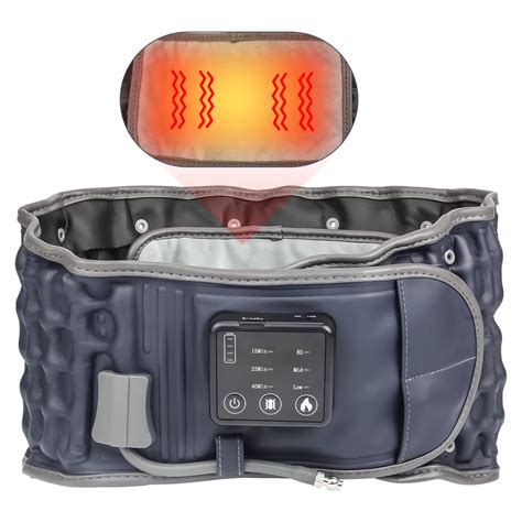 Kabandn Portable Hyperthermia Vibration Massage Decompression Back Belt ...