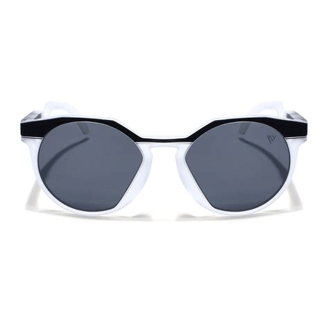 Radar | Matt Black & Transparent Polarized Sunglasses | Black Lens - P
