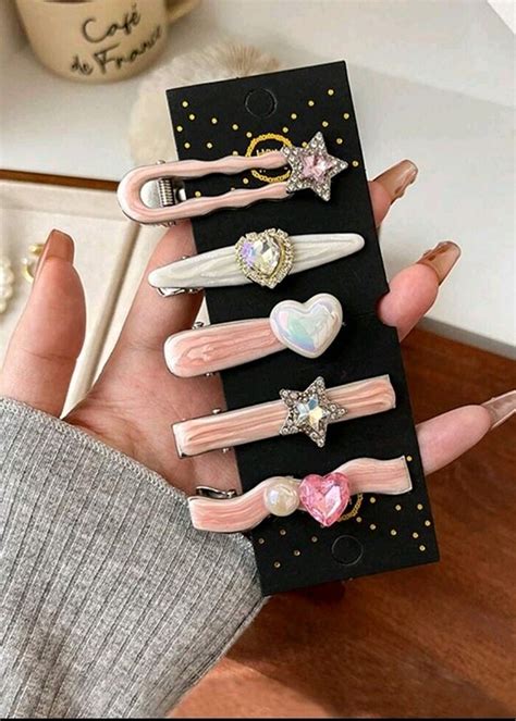 Y2K Pırlanta Taşlı Saç Tokası 5Li Set Accessorize Saç Aksesuarı %20 ...