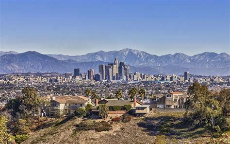 Kenneth Hahn Park View of LA Skyline | California - PIXEO