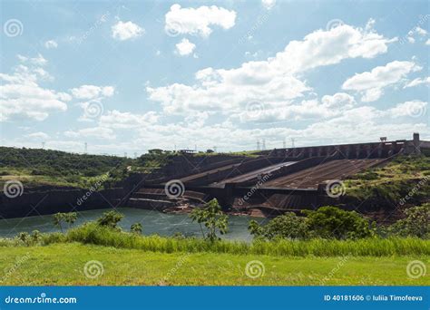 Itaipu Dam, Hydroelectric Power Station, Brazil, Paraguay Editorial ...