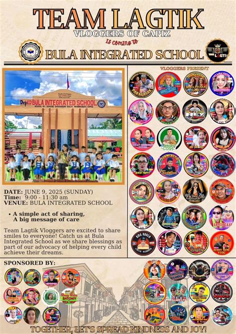 TEAMLAGTIK CHARITY “A simple act of sharing, A big message of care ...