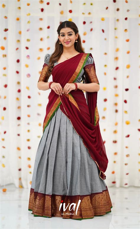 PADMAJA - Cotton Half Sarees – Ivalinmabia