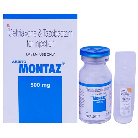 Montaz 500 mg Injection | Uses, Side Effects, Price | Apollo Pharmacy
