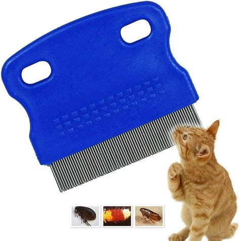 Buy Pet Flea Comb with Stainless Steel Fine Teeth (Flea Comb - Small ...