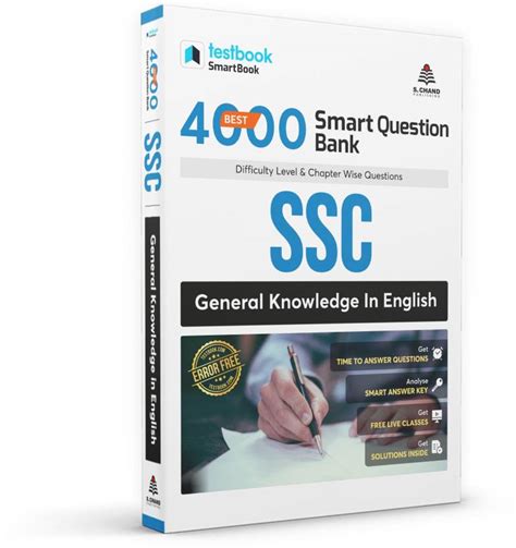 Testbook SmartBook 4000 MCQ Questions for SSC- General Knowledge in ...