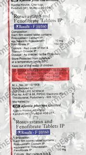 Rosufit F 10/160mg Strip Of 15 Tablets: Uses, Side Effects, Price ...