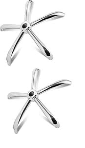NGFC 26-Inch Chrome Spider Base for Office Chairs – Heavy-Duty Metal ...