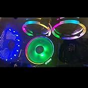 Redgear Turbo F-1 Case Cooling Fan with auto RGB for PC: Amazon.in ...