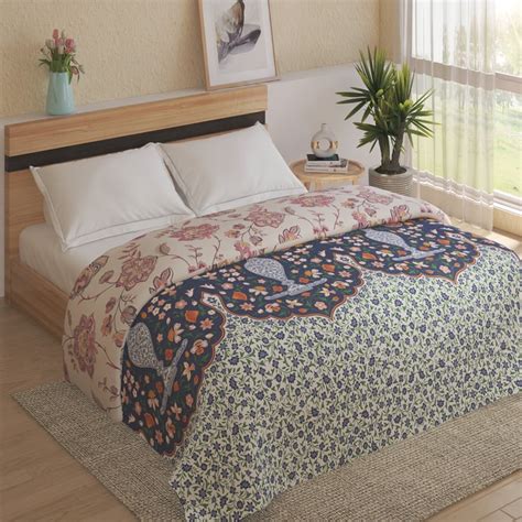 Buy Amaya Meroli Cotton Printed Double Comforter from Home Centre at ...