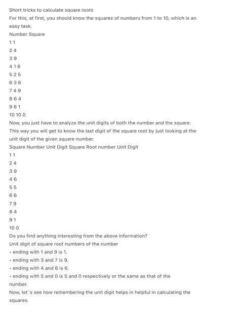 Image result for Math Tricks for Square Roots