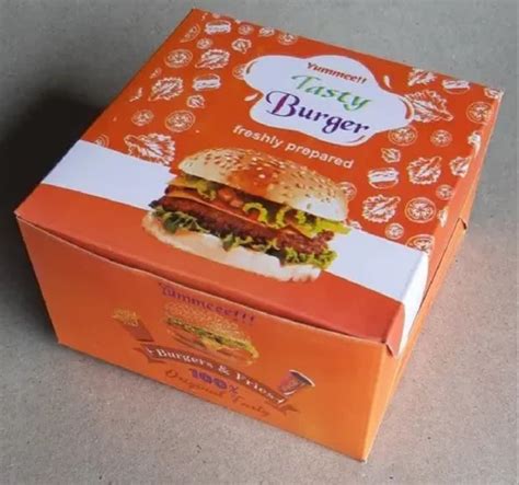 Paper Burger Packaging Box - Burger Packaging Box Manufacturer from Delhi