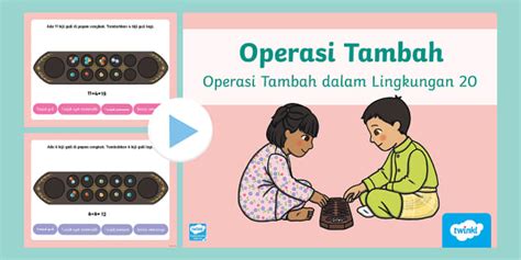 Matematik: Operasi Tambah dengan Congkak dalam Lingkungan 20