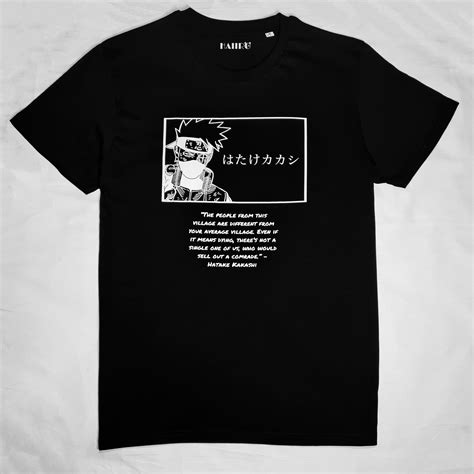 Buy Kakashi Hatake T-shirt Naruto Anime Shirt Naruto Manga Online in ...
