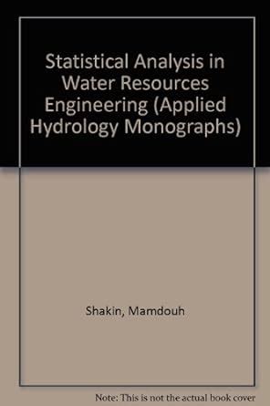 Statistical Analysis in Water Resources Engineering: v. 1 (Applied ...
