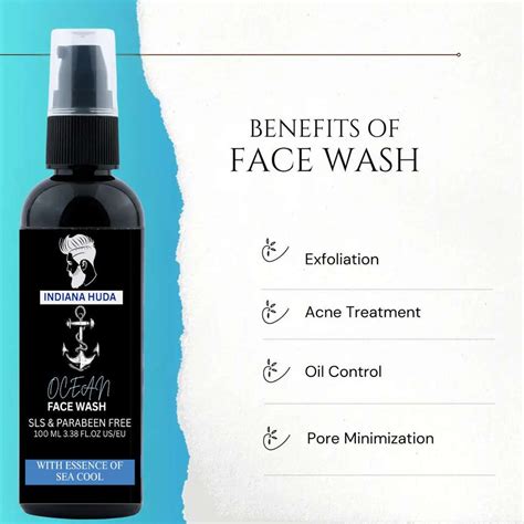 INDIANA HUDA Ocean 120g | Acne-Free Skin with Ocean Minerals Men ...