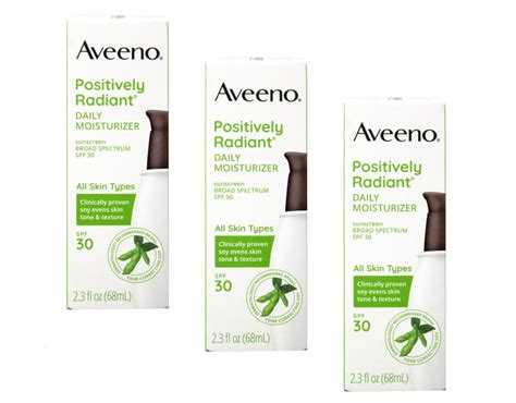 Buy AveenoPositively Radiant Daily Face Moisturizer Broad Spectrum SPF ...