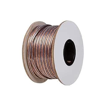 Cospex 40/76 AWG Enhanced Loud Free Bare Copper Speaker Wire Cable ...