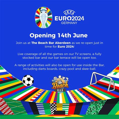 EURO 2024 Germany vs Scotland LIVE - Beach Bar Aberdeen, Unit 1A Beach ...