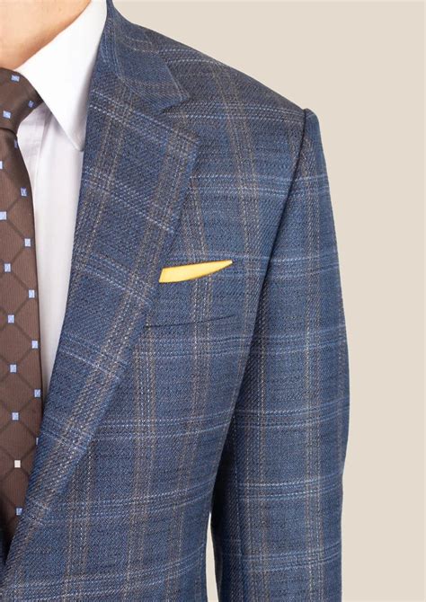 Lafayette Deep Cobalt Blue Plaid Suit in 2024 | Blue plaid suit, Plaid ...