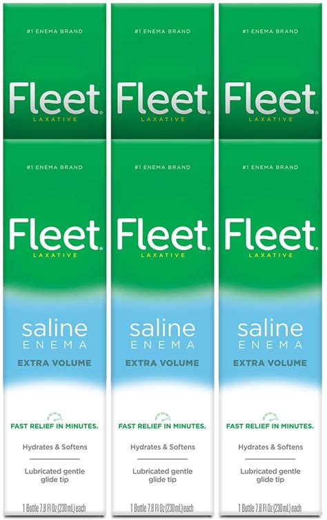 Fleet Extra Cleansing Enema, 7.80 oz, Pack of 6 India | Ubuy