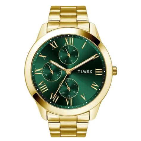 Timex Full Roman Green Dial Men Analog Astrological Watch - TWEG18527 ...