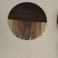 Buy Half Moon Wall Hanging, Fiber Wall Art, Minimalist Artwork, Home ...