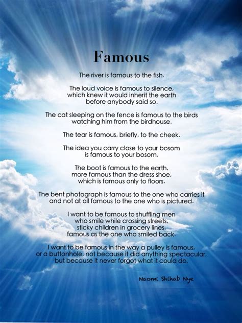 Naomi Shihab Nye - Famous | Poetry projects, Famous quotes ...