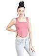 Designer Bugs Square Neck Latest Stylish Crop Top for Women (Small ...