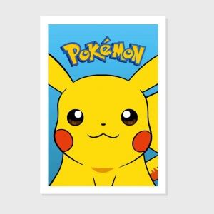 Pokémon - White Framed Wall Hanging (8x12) Inch Paper Print - Quotes ...