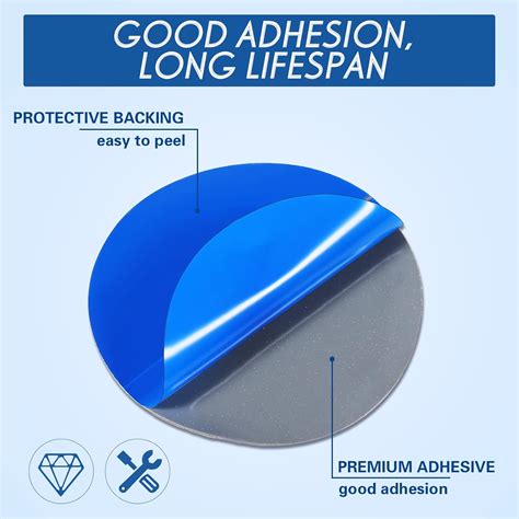 Buy 60 Pieces Tire Patches 32 mm 42 mm 58 mm Tire Repair Unit with Tire ...