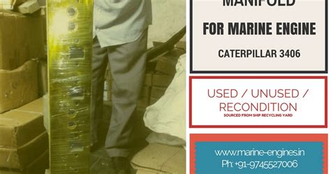 Manifolds | Caterpillar 3406 Engine | Ship Machinery | Used Recondition