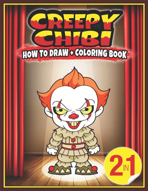 Buy Creepy Chibi Color & Draw: Spooky Coloring Pages and How To Draw ...