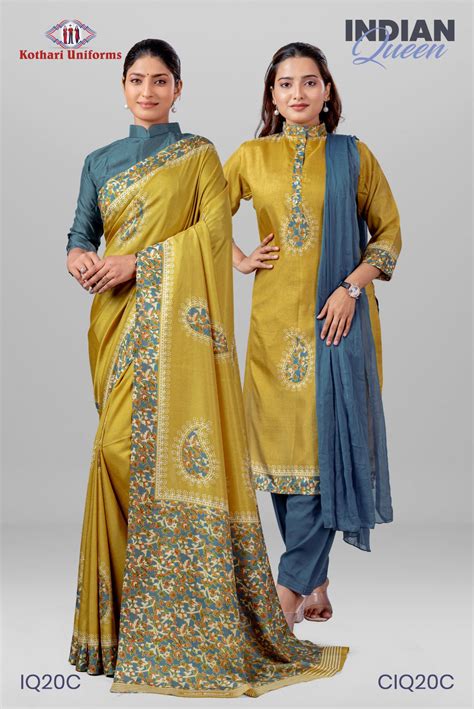 IQ20C - Uniform Saree Salwar Combo | KOTHARI UNIFORMS | Saree and ...