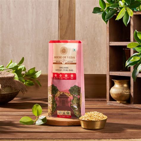 Buy 500g Organic Arhar Dal (Tur Dal) Online – HOUSE OF VEDA