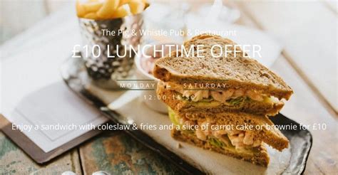£10 Lunchtime Offer, The Pig and Whistle at Healing Manor Hotel ...