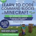 Learn to Code Command Blocks in Minecraft Course Age 9+