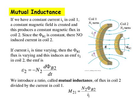 Fall2010-28 - Hmm - Mutual Inductance If we have a constant current i 1 ...