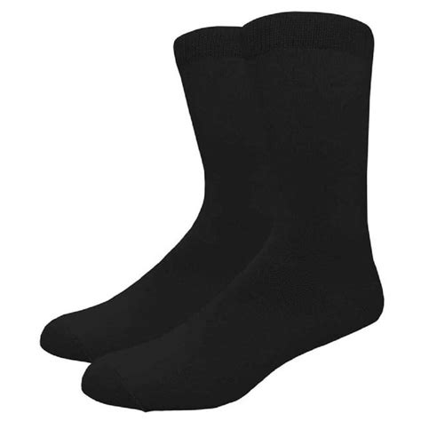 Men's Black Premium Cotton Dress Socks Assorted Plain Dress Socks - Etsy