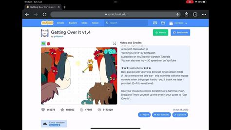 Image result for Scratch Getting Over It Speed Run Game