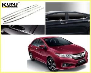 Kunj Autotech Stainless Steel Chrome Finish Window Lower Garnish for ...