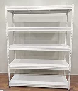 Reliable Hub’s Bolt Less Rack 5-Shelves Heavy Duty Slotted Angle ...
