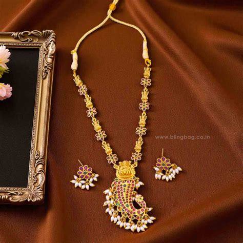 South Indian Necklace Sets – Temple, Gold Tone & Bridal Jewellery ...