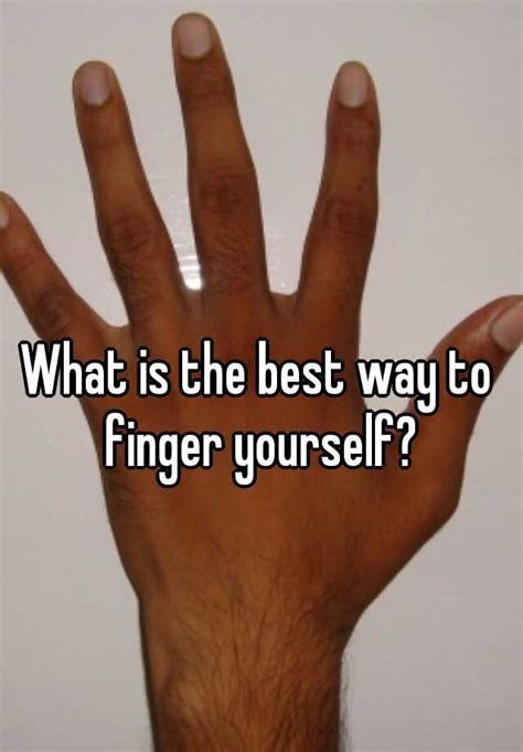How To Explore Pleasure: A Guide To Self-Fingering | How to stop ...