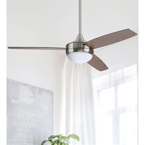 Harbor Breeze Beach Creek 44-in Brushed Nickel with Nutmeg/Java Blades ...