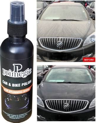 PRIMEGIC Liquid Car Polish for Exterior, Dashboard, Chrome Accent ...