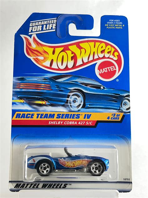 FULL METAL - RARE MOVING PARTS - SHELBY COBRA 427 S/C (HOOD OPENING ...