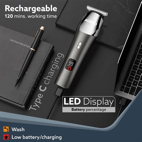 AGARO Royal Beard Trimmer For Men, Hair Trimming, High Precision ...