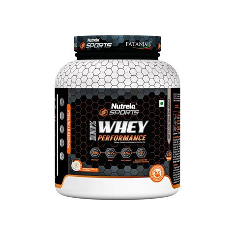 NUTRELA Sports Patanjali Whey Protein 2kg | Concentrate + Isolate | 24g ...