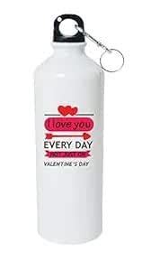 Crazy Sutra Classic Printed Water Bottle/Sipper White - 600Ml (Sipper ...